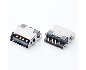 USB A Type Female Conn90°